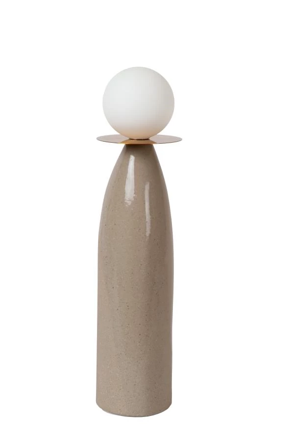 Lucide FIGARO - Lampe de table - Ø 12 cm - 1xG9 - Gris - éteint
